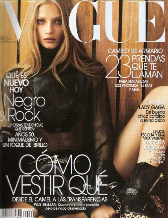 Anna Selezneva for Vogue Spain August 2010