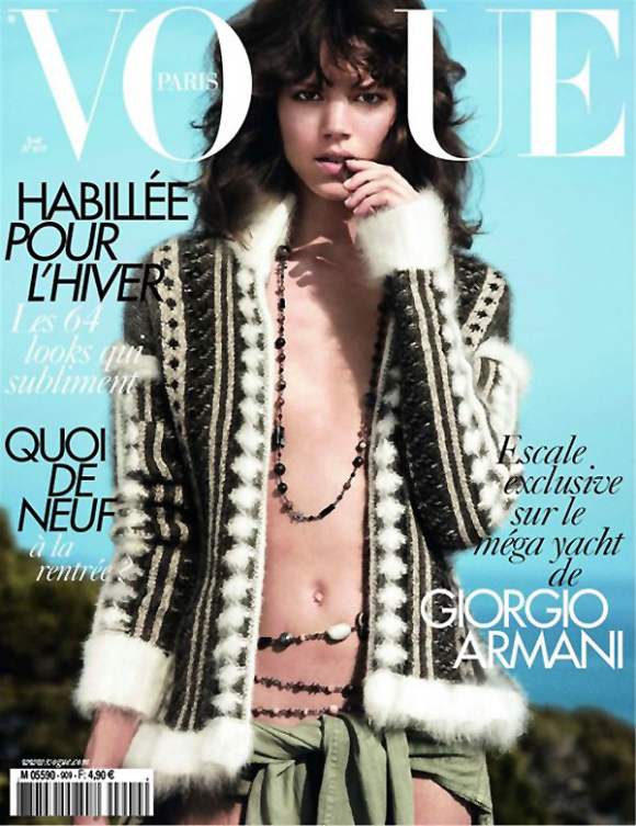 Freja Beha Erichsen for Vogue Paris August 2010