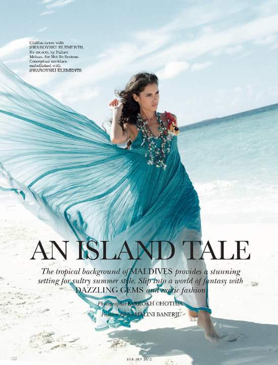 Gia Johnson in Elle India August 2010