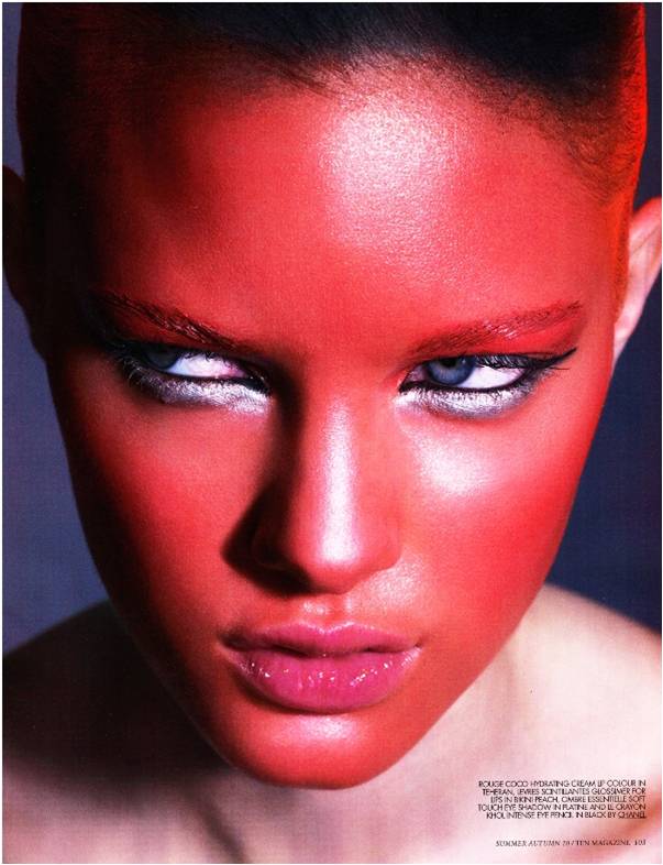 Hanna Holman:10 Magazine Summer 2010/Chanel true colors