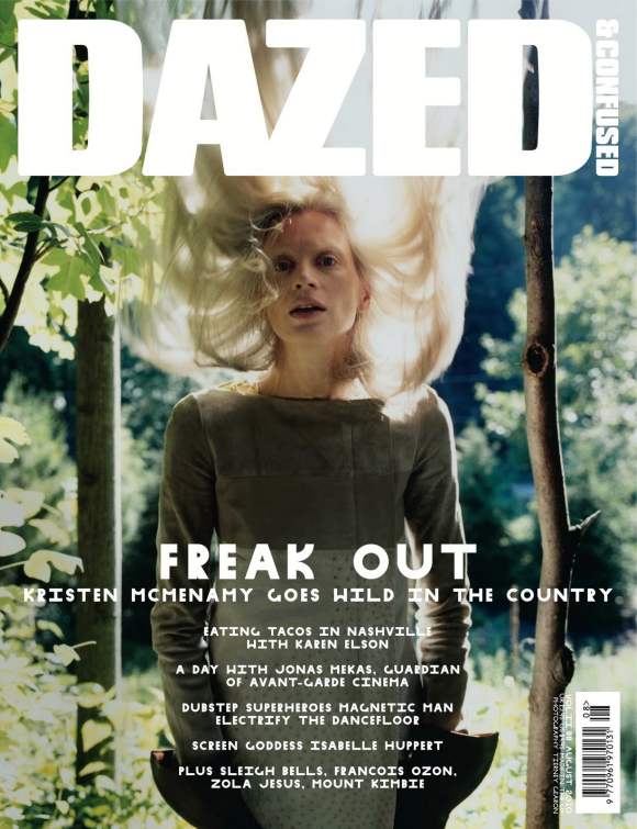 Kristen McMenamy for Dazed & Confused August 2010
