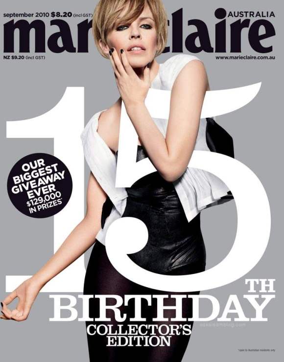 Kylie Minogue for Marie Claire Australia September 2010