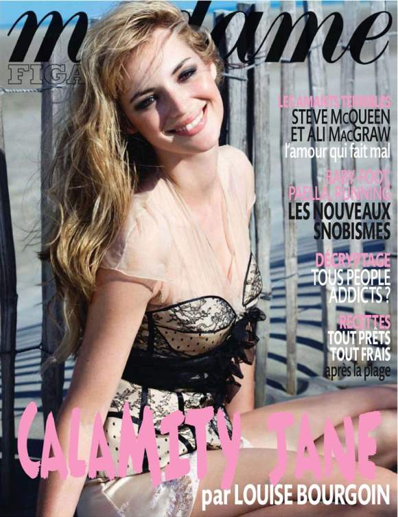 Louise Bourgoin in Madame Figaro Magazine July 2010