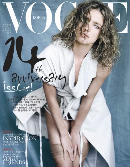 Natalia Vodianova in Vogue Korea August 2010
