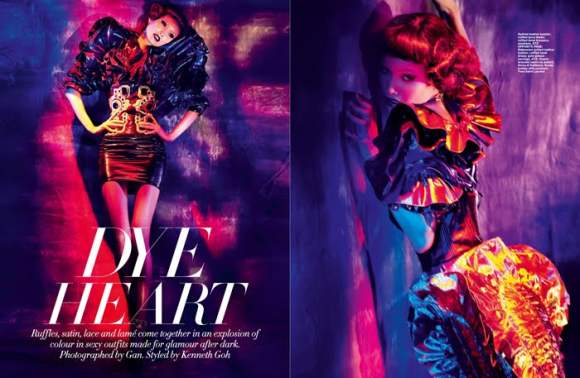 Song Kyunga in Harper’s Bazaar Singapore August 2010