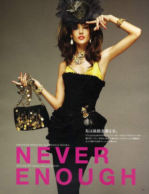 Alessandra Ambrosio: Never Enough for Nippon October 2010