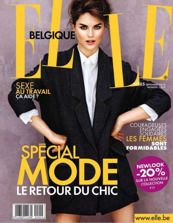 Anouck Lepere for Elle Belgique September 2010