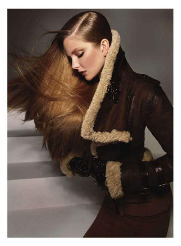 Eniko Mihalik for Harper’s Bazaar US September 2010