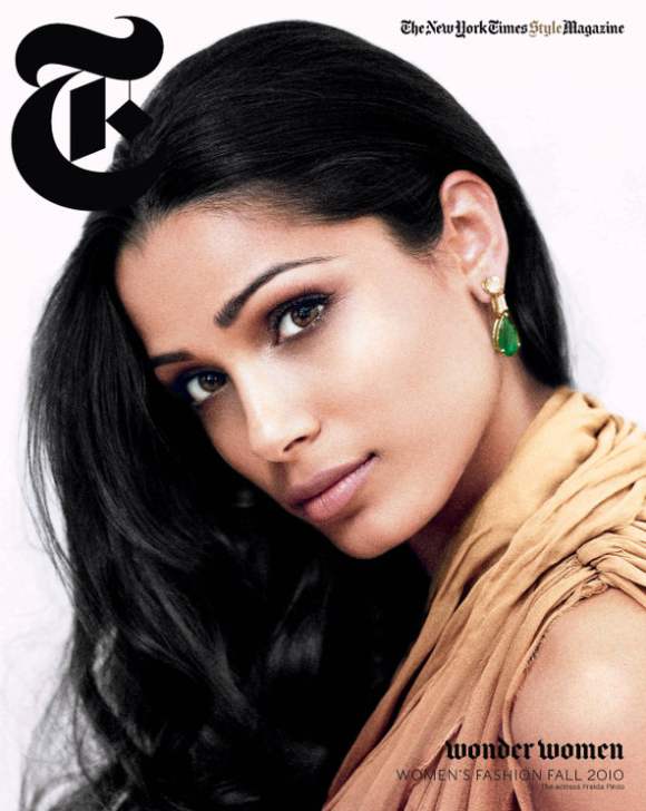 Freida Pinto for T Magazine Fall 2010