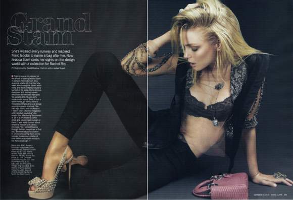 Jessica Stam for Marie Claire September 2010