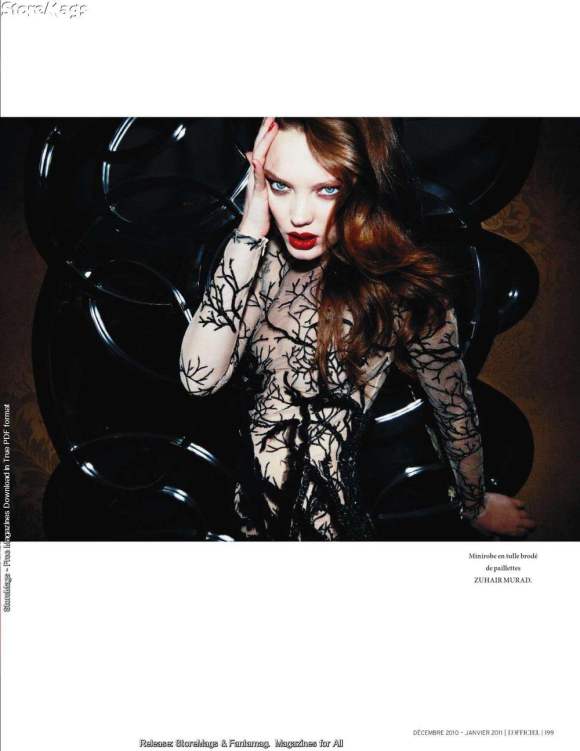 Flaviana Natalia Chabanenko LOfficiel Paris December 2010 7
