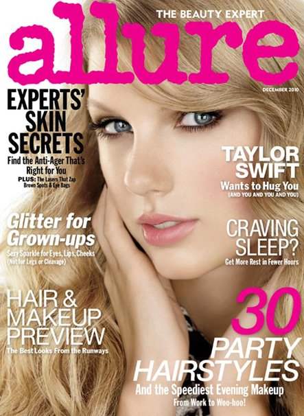 Taylor Swift Allure December 2010