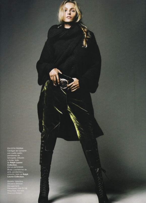 Valentina Zelyaeva Harpers Bazaar Espana December 2010-5