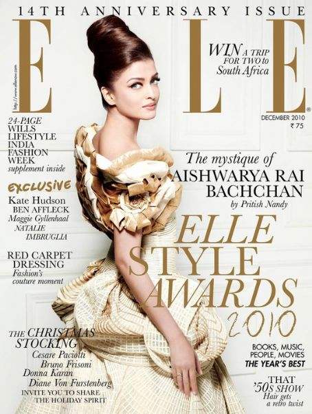 Aishwarya Rai for Elle India December 2010