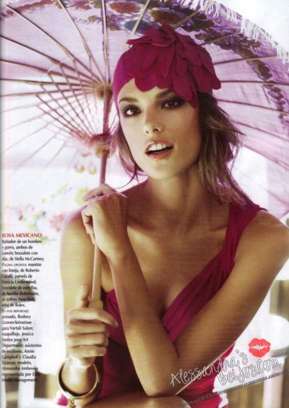 Alessandra Ambrosio by Stewart Shining in Vogue Mexico December 2010