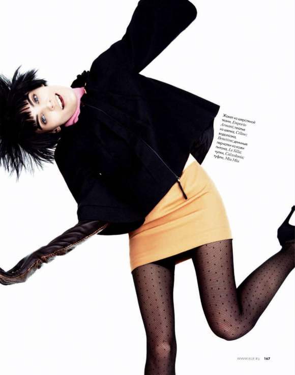 Allison Nix for Elle Russia December 2010