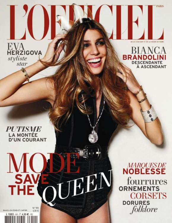 Bianca Brandolini DAdda LOfficiel Paris December 2010