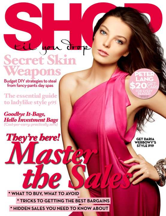 Daria Werbowy for Shop Til You Drop January 2011