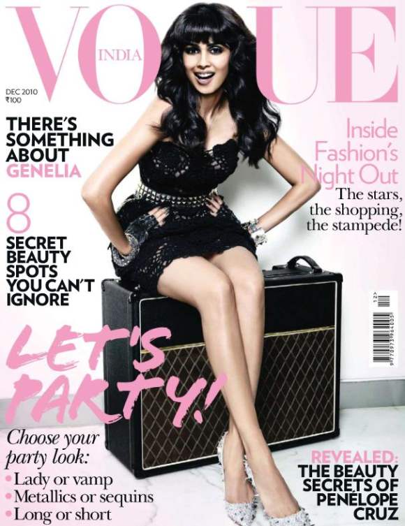 Genelia DSouza for Vogue India December 2010