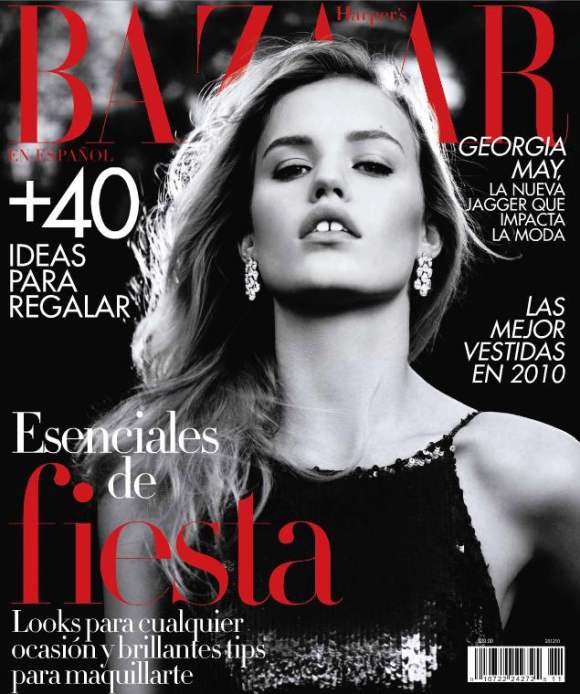 Georgia May Jagger Harpers Bazaar Mexico December 2010