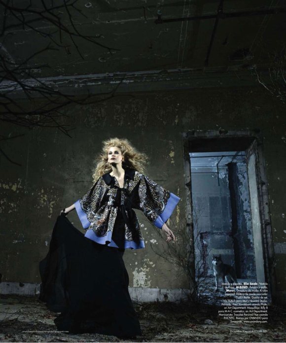 Hana Soukupova for Harpers Bazaar Mexico December 2010 10
