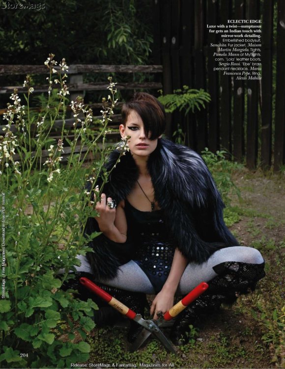 Hanna Putz for Vogue India December 2010 9