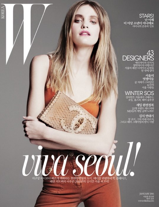 Heidi Mount for W Korea January 2011