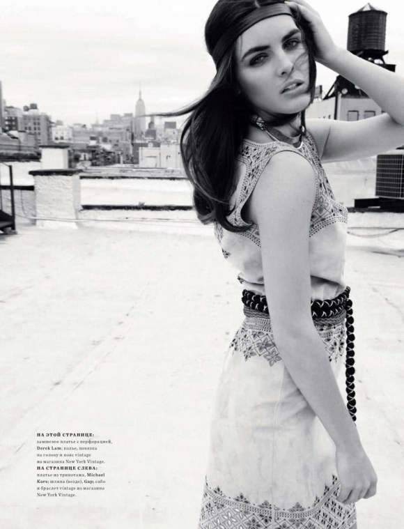 Hilary Rhoda for Harpers Bazaar Russia January 2011 4