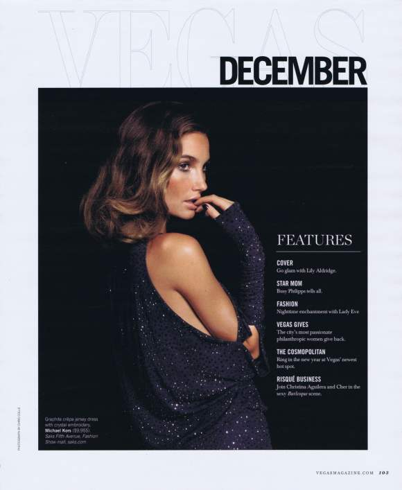 Lily Aldridge VEGAS Magazine December 2010 3