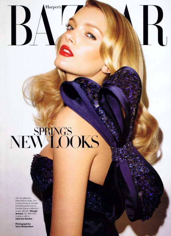 Lily Donaldson for Harpers Bazaar US January 2011 2