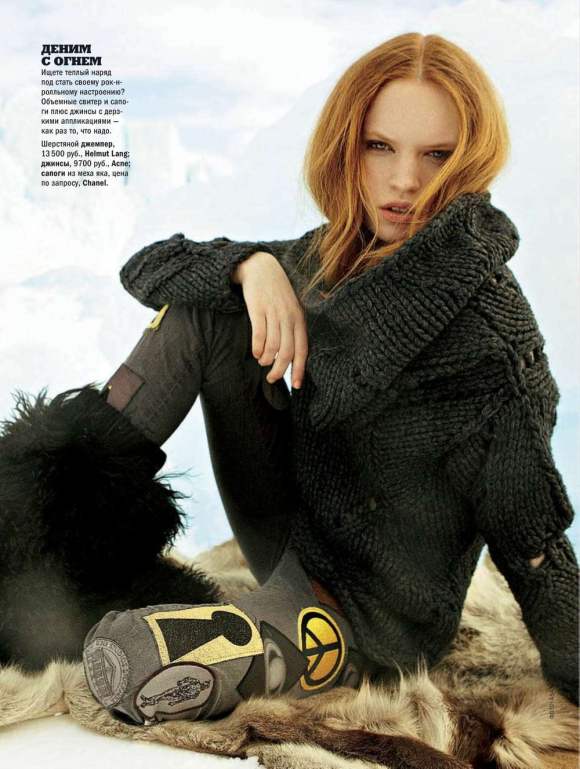 Luisa Bianchin for Glamour Russia December 2010