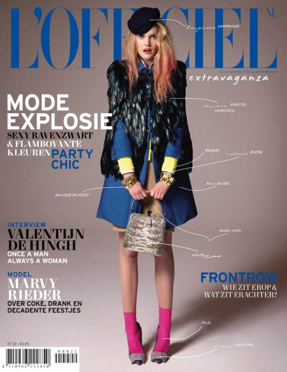 Malene Knudsen LOfficiel Netherlands December 2010