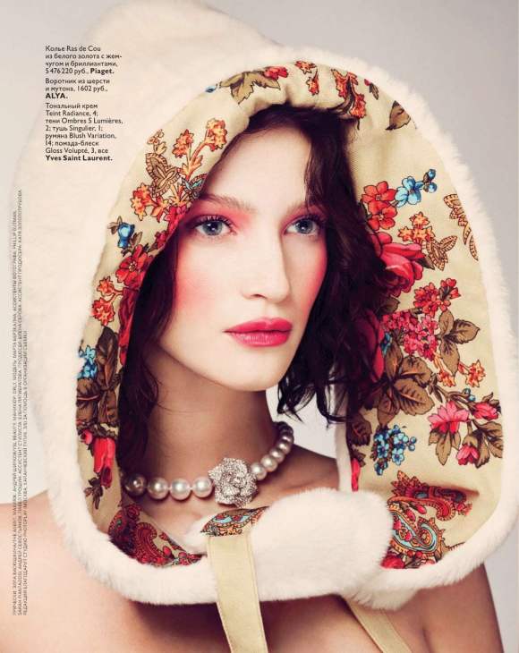 Marta Berzkalna for Vogue Russia January 2011 3
