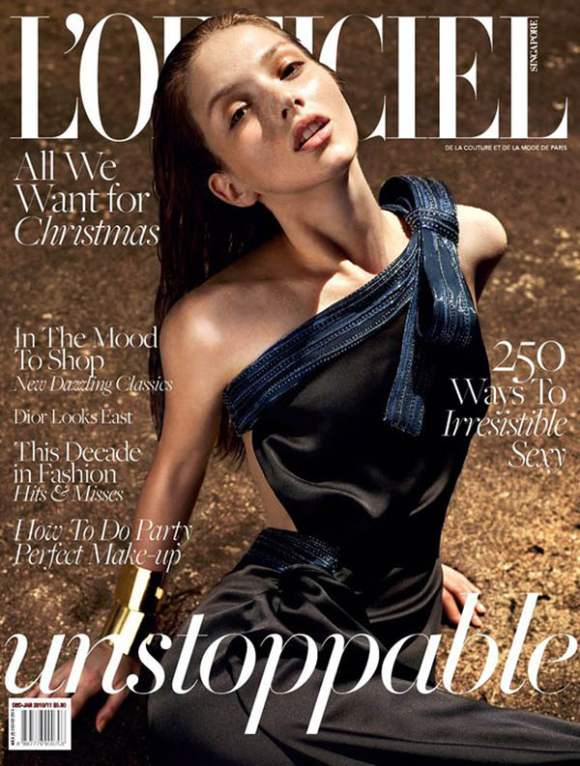 Martina P for LOfficiel Singapore December 2010
