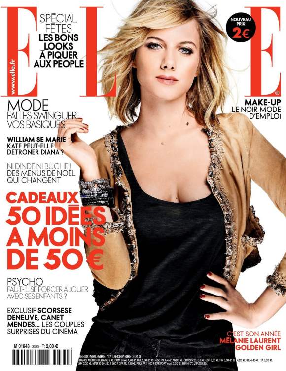Melanie Laurent for Elle France December 2010