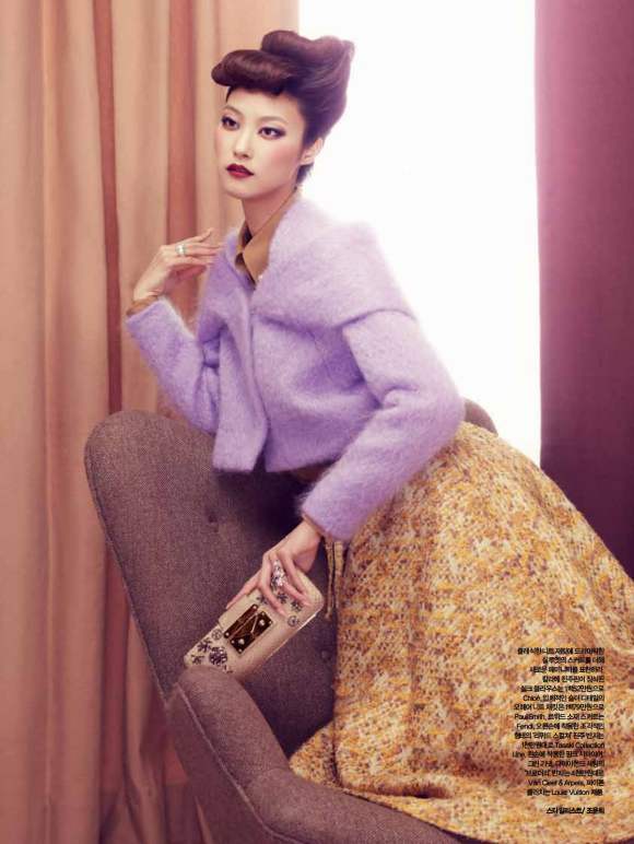 Park Ji Hye Choi A Ra for Harpers Bazaar Korea December 2010 2