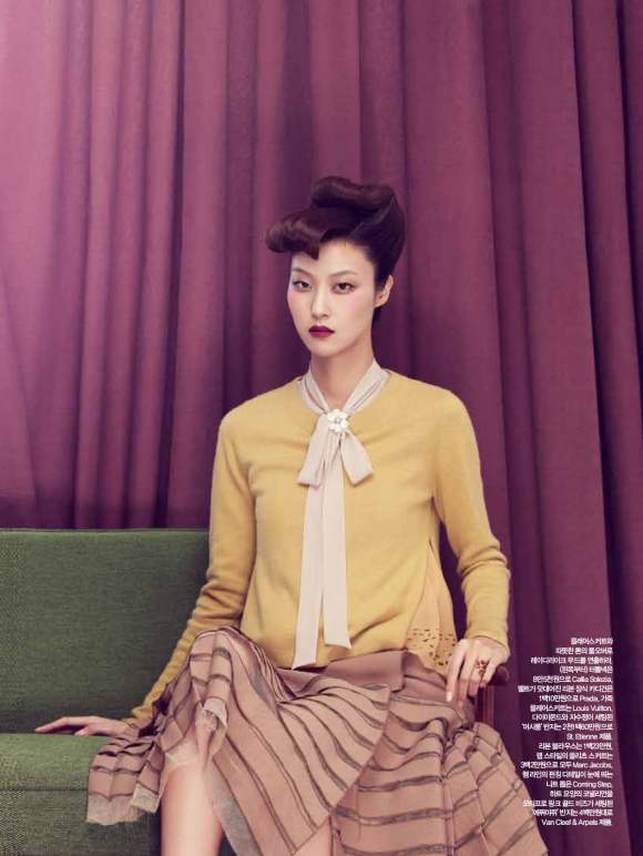 Park Ji Hye Choi A Ra for Harpers Bazaar Korea December 2010 6