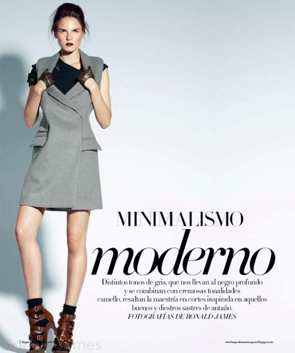 Polina Barbasova for Harpers Bazaar Mexico December 2010 2