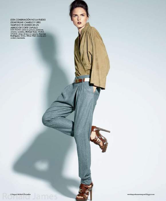 Polina Barbasova for Harpers Bazaar Mexico December 2010 6