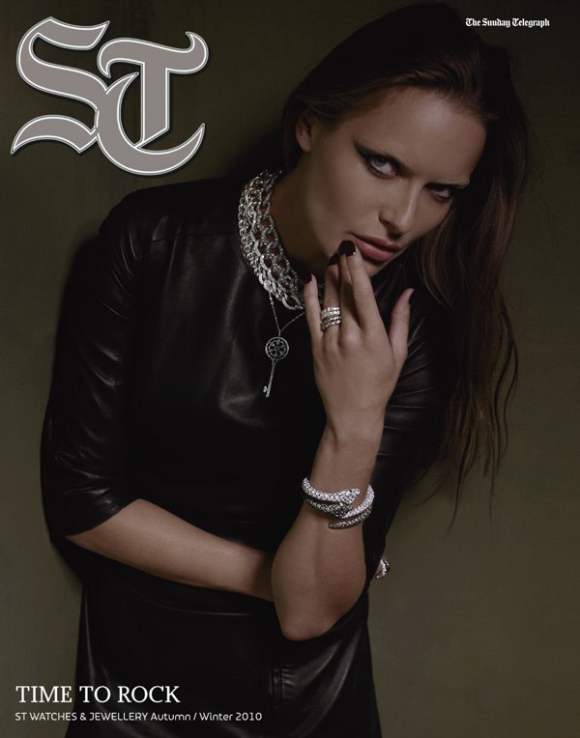 Rie Rasmussen for The Sunday Telegraph F W 2010