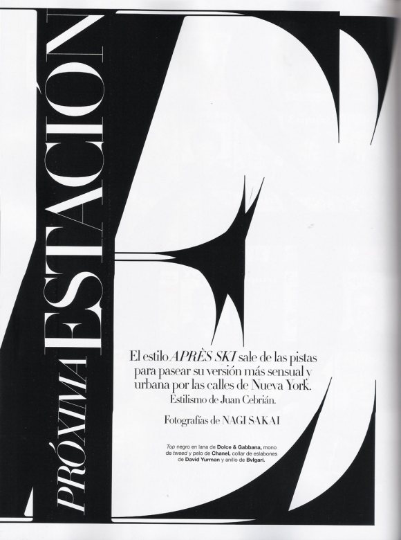 Sheila Marquez for Harpers Bazaar Espana January 2011