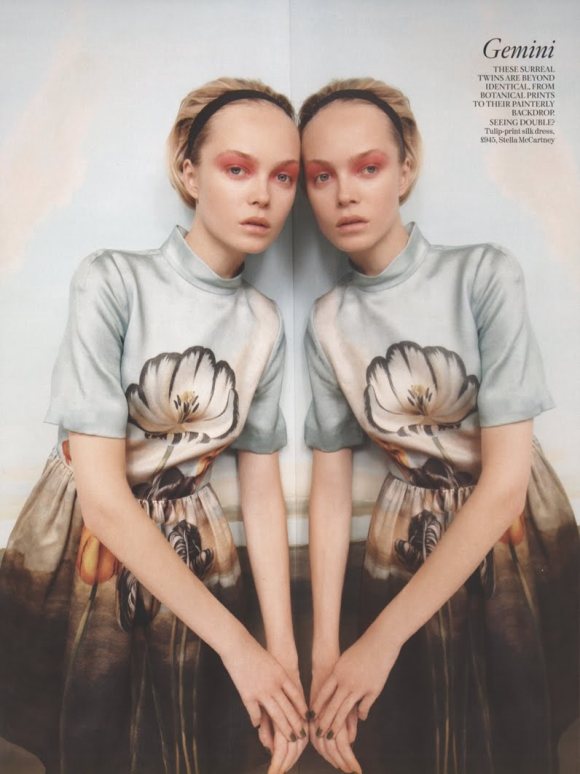 Siri Tollerod for Vogue UK December 2010