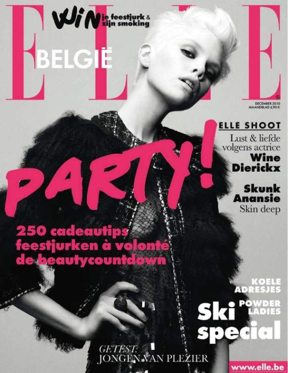 Stella Maxwell for Elle Belgique December 2010