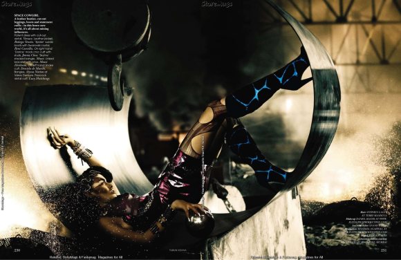 Tamara Moss for Vogue India December 2010