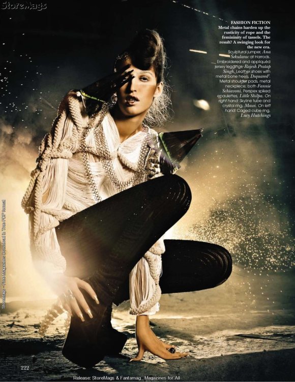 Tamara Moss for Vogue India December 2010