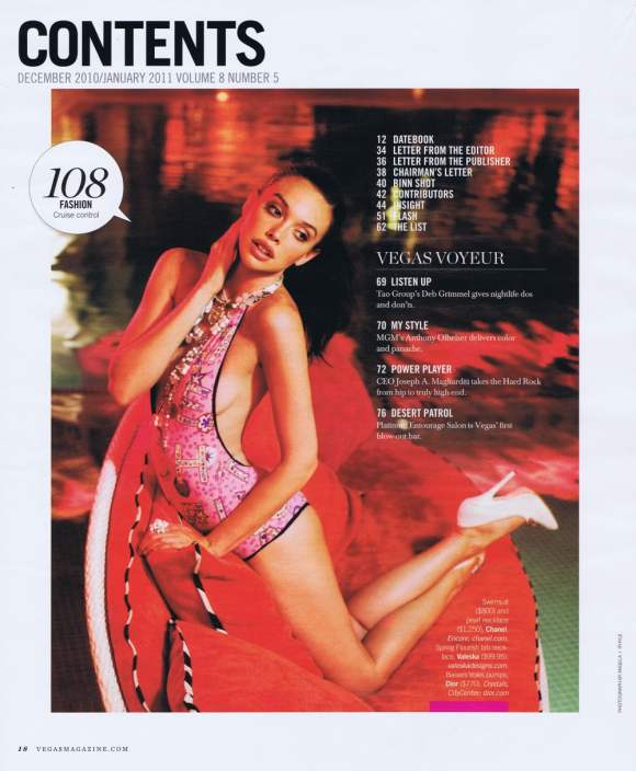 Vegas Magazine Dec January 2011