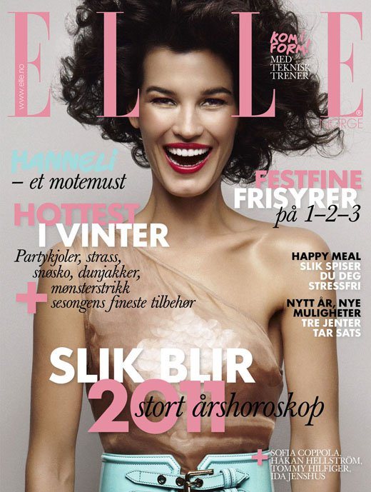 Hanneli Mustaparta Elle Norway January 2011