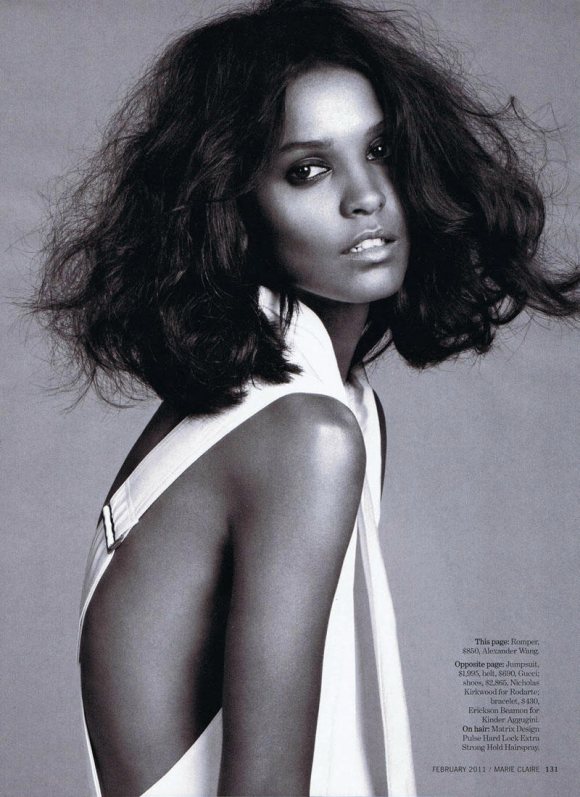 Liya Kebede Marie Claire US February 2011 3