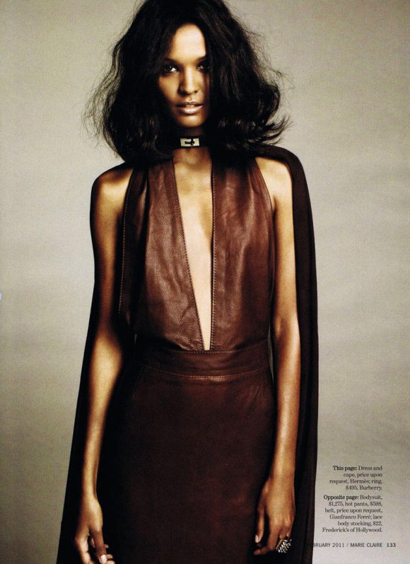 Liya Kebede Marie Claire US February 2011 5