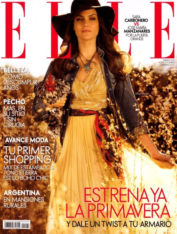 Missy Rayder Elle Spain February 2011